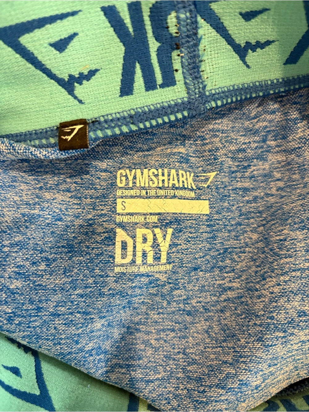 Gymshark Teal & Blue Seamless Leggings - Picture 5 of 5